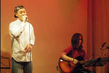 音楽スクールの発表会の様子